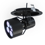 VERTICANA® SET 35W LED BULB 45° + Ceiling Holder | Black