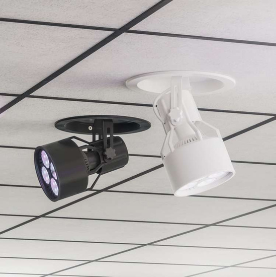 VERTICANA® Ceiling Holder | BLACK | Light bulb holder HOLDER-CP-B