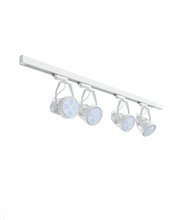 Zestaw oświetleniowy VERTICANA® 4x żarówka + holder + szyna | BIAŁY | soczewka 15°