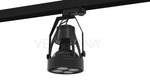 Lighting kit VERTICANA® 2x light bulb rail holder | BLACK | 45° lens 