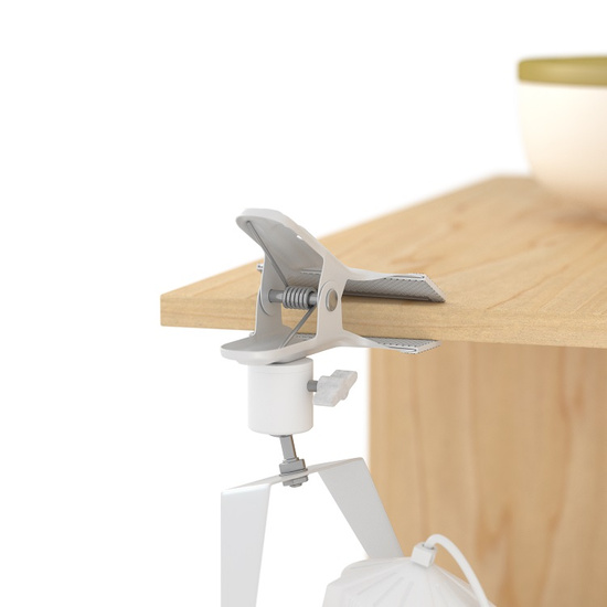 VERTICANA® Clip Holder | WHITE | Clip mount with 2m cable