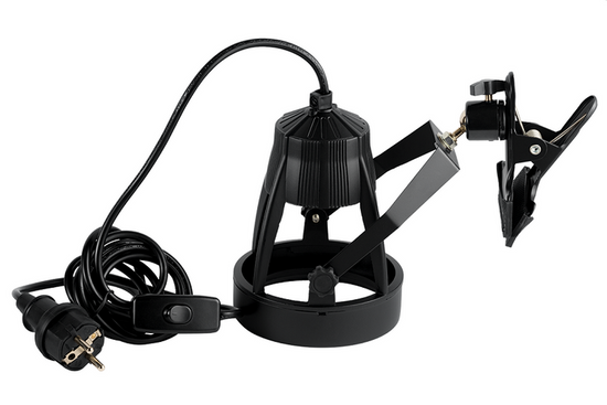 VERTICANA® Clip Holder | BLACK | Clip mount with 2m cable