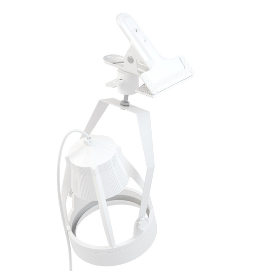 VERTICANA® Clip Holder | WHITE | Clip mount with 2m cable