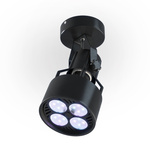 Zestaw VERTICANA® Żarówka LED + Wall Holder | CZARNY | soczewka 80° 