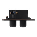 VERTICANA® WALL DIMMER 2-WAY BLACK - czarny ściemniacz ścienny, podwójny