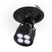 VERTICANA® SET 35W LED BULB 45° + Ceiling Holder | Black