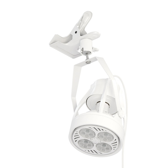 VERTICANA® Clip Holder | WHITE | Clip mount with 2m cable