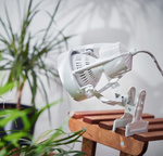 VERTICANA® Clip Holder | WHITE | Clip mount with 2m cable