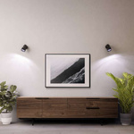 Surface mounted luminaire for VERTICANA® bulbs WHITE