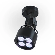 Zestaw VERTICANA® Żarówka LED + Wall Holder | CZARNY | soczewka 45°