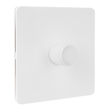 VERTICANA® WALL DIMMER 1-WAY WHITE - biały ściemniacz ścienny, pojedynczy